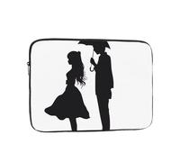 Anime Lovers Silhouette Laptop Sleeve Bag 15 Inch, Waterproof Shockproof Laptop Case Bag Computer Skin Bags Lightweight Tablet Carrying Case