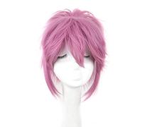 Anime Machi Cosplay Pink Wig Action Figure Heat-resistant Synthetic Hair Halloween Party Play Role + Wig Cap