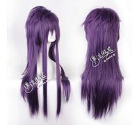 Anime Magi Sinbad Cosplay Wigs Purple Heat Resistant Long Straight Hair Party Costume Role Play Wigs PL-145