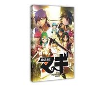 Anime Magi:The Labyrinth of Magic Poster 1 Canvas Poster Bedroom Decor Landscape Office Room Decor Gift 16x24inch(40x60cm)