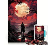 Anime Man Wandering River 1000 Pieces Jigsaws Adults Puzzles Gifts Relax Game Accurate Cut Fun Challenge Perfect Decor (50x75cm)