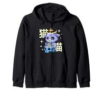 Anime Manga Baphomet Ramen Style Zip Hoodie