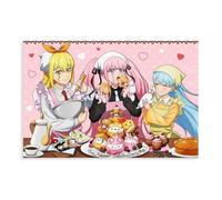 Anime Mashle： Magic And Muscles - The Divine Visionary Candidate Exam Arc Poster Canvas Poster Wall Art Decor Print Picture Paintings for Living Room Bedroom Decoration 16x24inch(40x60cm)