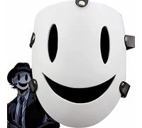 Anime Mask Japanese High-Rise Invasion Sniper Tenkuu Shinpan Masks Halloween Costume Props (White Mask)
