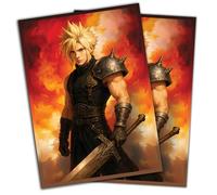 Anime Mercenary Soldier Card Sleeves 100 Pack - Compatible with MTG & TCGs - Perfect for Cloud Final Fantasy Commander Decks - Premium Card Game Sleeves for Magic