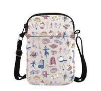 Anime Merch Gift Anime Crossbody Bag for Anime Fans Japanese Anime Gift Castle Gift Anime Movie Character Gift (Anime Cross)