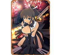 Anime Metal Poster Characters figure poster metal tin sign Homura, Formal Shinobi Wall Art Decor Tin Sign-8x12inch