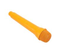 Anime Microphone Prop Fake Microphone Pretend for Cosplay, 1:1 Lightweight Plastic with Authentic Design, for Performances Photoshoots (Orange)