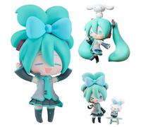 Anime Miku Figure Statue Action Figure 10cm Mobile Joint Cartoon Character Accessories PVC Model for Desktop Decoration Collections