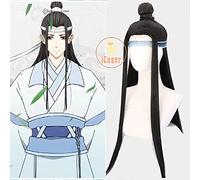 Anime Mo Dao Zu Shi Lan Wangji Wig The Untamed Lan Zhan Cosplay Wig The Grandmaster of Demonic Cultivation Cosplay Hanfu Props
