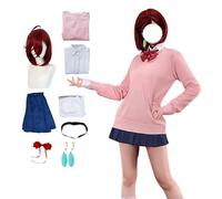 Anime Momo Ayase Cosplay Costume Set Japanese High School JK Uniform Outfit