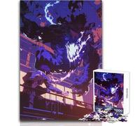 Anime Monster Attack 1000 Piece Jigsaw Puzzle for Teenagers Interactive Logical Thinking Game Ideal Memorable Occasion Gift Size 38x52cm