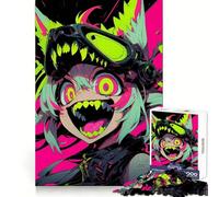 Anime Monster Girl 1000 Piece Jigsaw Puzzles for Adults Jigsaw Unwind Game Perfect Connection Playful Challenge Room Art (38x52cm)