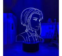 Anime Moriarty The Patriot William James Moriarty lamp 3D Illusion Night Lamp Home Room Decor Acrylic LED Light Children's Gifts 7 Colors