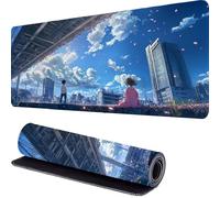 Anime Mouse Pad 1000 x 400 x 3mm Desk Mat Cartoon Gaming Mouse Pad, Large Mousepad, Mousemat Computer Desk Mat with Non Slip Rubber Base, Water Resist Surface, for Computer, Desks, Gaming, Work r-49