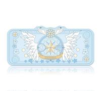 Anime Mouse Pad Kawaii Desk Pad XLarge Size Kawaii Desk Cccessories Gaming Mousepad Kawaii Room Decor for Girls (Blue)