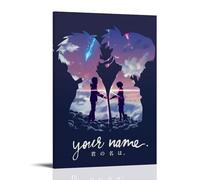 Anime Movie Your Name Role Group Photos Poster Decorative Painting Canvas Wall Art Living Room Poster Bedroom Painting 08 x 12 Inch (20 x 30 cm)