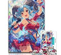 Anime Music Girl Jigsaw Puzzles 1000 Pieces for Adults Teens,Learning Educational Toy for Is Ideal As A Gift for The Whole Family (50x75cm)