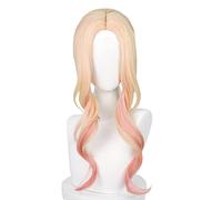 Anime My Dress Up Darling Cosplay Marin Kitagawa Buns Wig Simulation Scalp Mixed Color Coiffured Heat Resistant Fake Hair Wigs