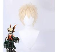 Anime My Hero Academia Baku No Hero Bakugou Katsuki Bakugo Cosplay Wig Short Synthetic Wig Party Cosplay Costume Wigs