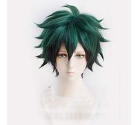 Anime My Hero Academia Cosplay Izuku Midoriya Wig Boku No Hero Academia Academy Cosplay Hair Izuku Midoriya Deku Wigs + Hairnet