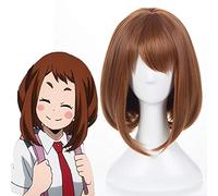 Anime My Hero Academia Cosplay Wigs Ochako Uraraka Cosplay Wig Synthetic Wig Hair Halloween Party Boku No Hero Academia Wig