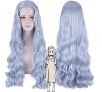 Anime My Hero Academia Eri Cosplay Wigs High-Temperature Fiber Synthetic Hair Gray Long Curly Hair + Free Hair Cap PL-617