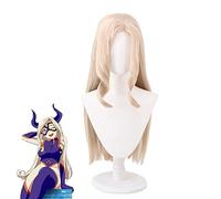Anime My Hero Academia Mt.LADY Women Light Gold Long Hair Boku No Hero Academia Cosplay Costume Wig + Wig Cap