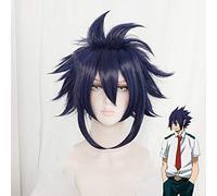 Anime My Hero Academia Tamaki Amajiki Cosplay Wig Boku No Hero Academia Cosplay Tamaki Amajiki 28Cm Blue Wigs +Wig Cap
