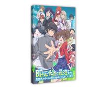 Anime My Instant Death Ability Is So Overpowered, No One in This Other World Stands A Chance Against Me! Poster 2 Canvas Poster Bedroom Decor Landscape Office Room Decor Gift 16x24inch(40x60cm)