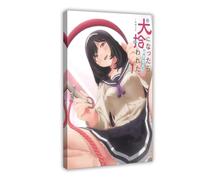 Anime My Life As Inukai-san's Dog. Poster Canvas Poster Bedroom Decor Landscape Office Room Decor Gift 16x24inch(40x60cm)