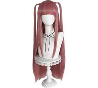 Anime Nakano Nino Cosplay Wig, Pink Long Straight Hair Wigs Heat Resistant Synthetic Wig Halloween Party Props Accessories