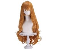 Anime Nami Cosplay Wig, Orange Wave Long Hair Role Play Halloween Costume Party Wigs