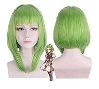 Anime Nanamine Sakura Cosplay Wig 45cm Green Synthetic Hair Jibaku Shounen Toilet-bound Hanako-kun cosplay wigs + Wig cap Nanamine Sakura wig PL-680