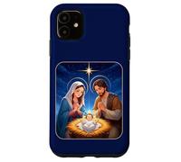 Anime Nativity Christmas Design - Kawaii Manger Scene Art Case for iPhone 11