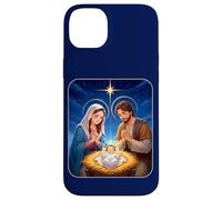 Anime Nativity Christmas Design - Kawaii Manger Scene Art Case for iPhone 14 Plus