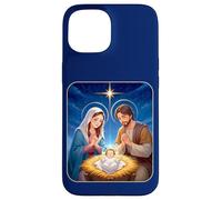 Anime Nativity Christmas Design - Kawaii Manger Scene Art Case for iPhone 15
