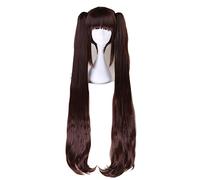 Anime Nekopara Chocolat Vanilla Cosplay Wigs Brown 100cm Long Heat Resistant Synthetic Hair Wigs + Wig Cap