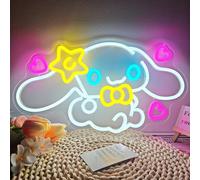 Anime Neon Sign Anime Neon LED Signs for Wall Decor Dimmable Neon Light Signs for Bedroom Girls Room Japanese Cartoon Neon Wall Signs Decor Cute Night Light Gifts for Kids