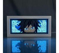 Anime Night Light Tomioka Giyuu Figure for Bedroom Decor Lamp Led Light Anime Atmosphere Desk Lamp