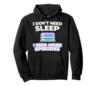 Anime Night Owl Late Night Anime Binge Kawaii Insomnia Pullover Hoodie