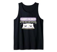Anime Night Owl Late Night Anime Binge Kawaii Insomnia Tank Top