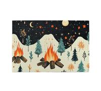 Anime Night Sky Fire Pile. 1000 Piece Jigsaw Puzzles For Adults Wooden Puzzles For Adults Gifts Home Decor