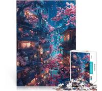 Anime Night Street1000 Piece Jigsaws for teenagers Puzzle Challenging Game Toys is ideal as a gift for the whole family 38x26cm