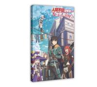 Anime Ningen Fushin： Adventurers Who Don't Believe in Humanity Will Save The World Poster 1 Canvas Poster Bedroom Decor Landscape Office Room Decor Gift 12x18inch(30x45cm)