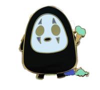 Anime No Face Ice Cream Studio Ghibli Enamel Pin, Iron, no gemstone