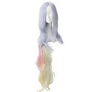 Anime No Game No Life Shiro Wig long gradient multi-color hair Heat Resistant Sythentic Hair role play Shiro cosplay Wigs women One Size Shiro wig 2