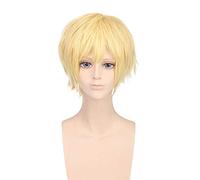 Anime Noragami Yukine Yellow Short Wig Cosplay Costume Heat Resistant Synthetic Hair Men Women Party Cosplay Wigs