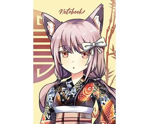 Anime Notebook: Japanese Manga Koi Cat Girl - Lined Notebook Journal for Writing - 6" x 9" - 110 Pages (Manga Notebook Journal)