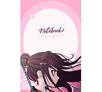 Anime Notebook: Traditional Japanese Pink Anime Girl - Lined Notebook Journal - 6 x 9 Inches - 110 Pages
